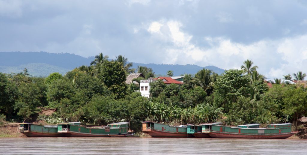 Lao Port on the Mekong