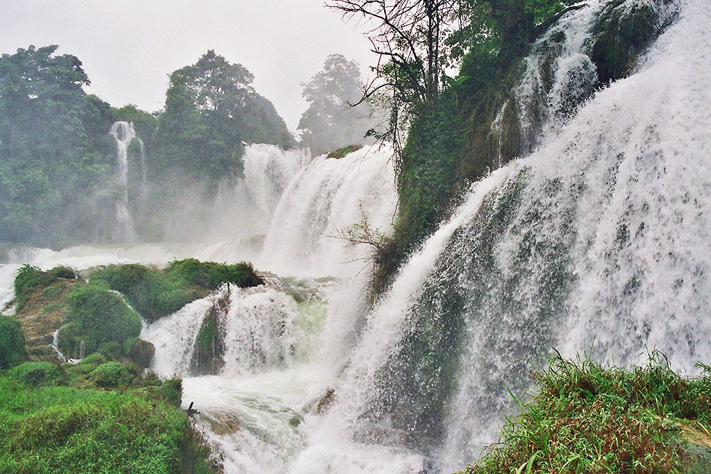 Detian Waterfall Separating China and Vietnam