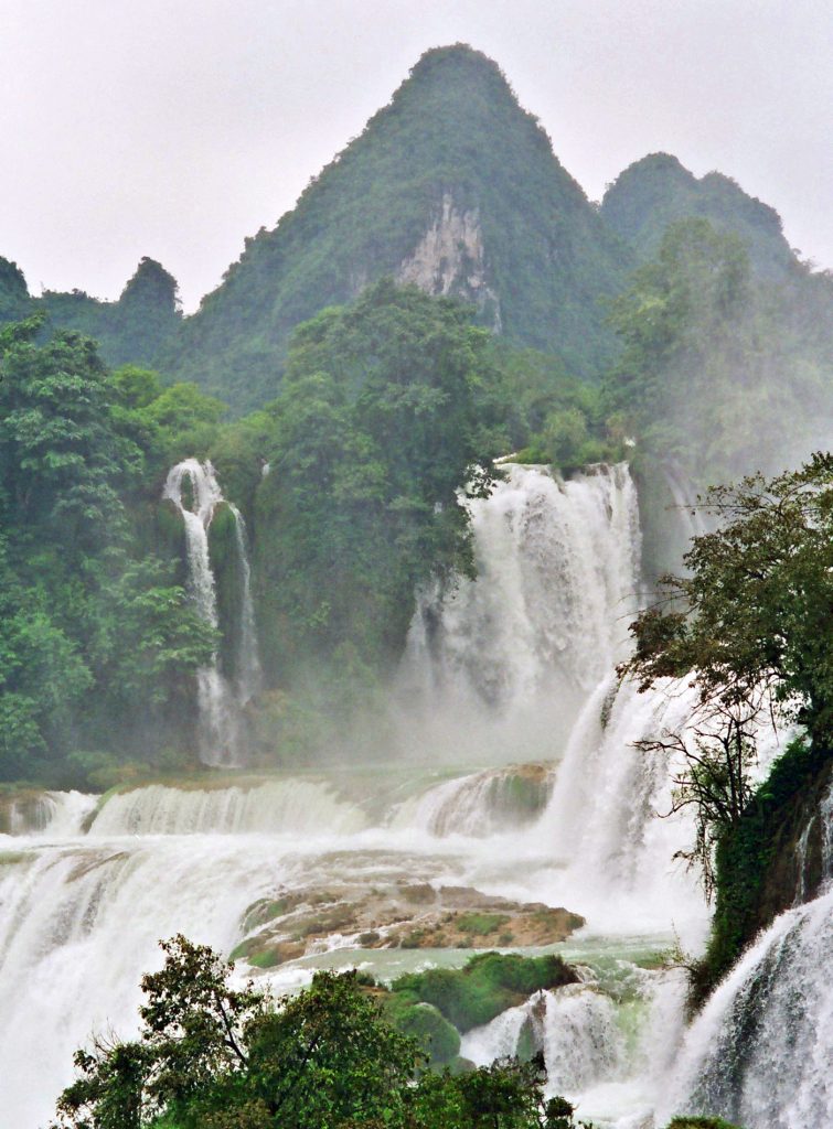 Detian Waterfall Separating China and Vietnam