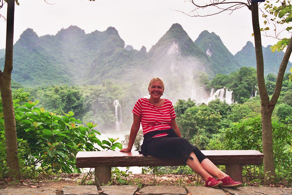 Detian Waterfall Separating China and Vietnam