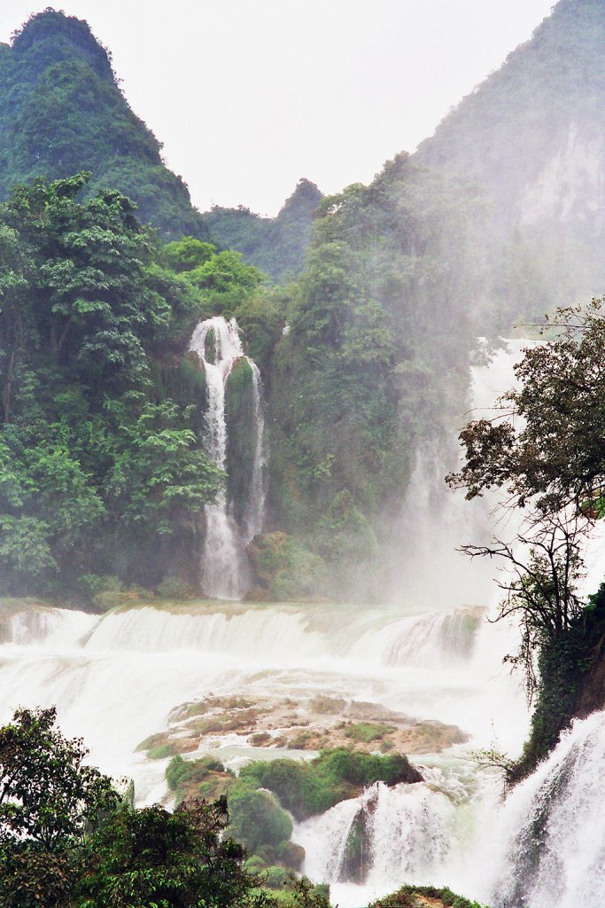 Detian Waterfall Separating China and Vietnam