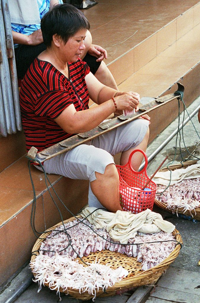 Squid Seller Quanzhou