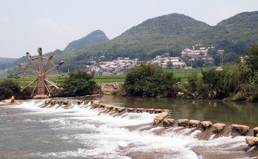 Shitou Zhai 石头寨 The stone Bouyi (ethnic group) village of Shitou Zhai  石头寨