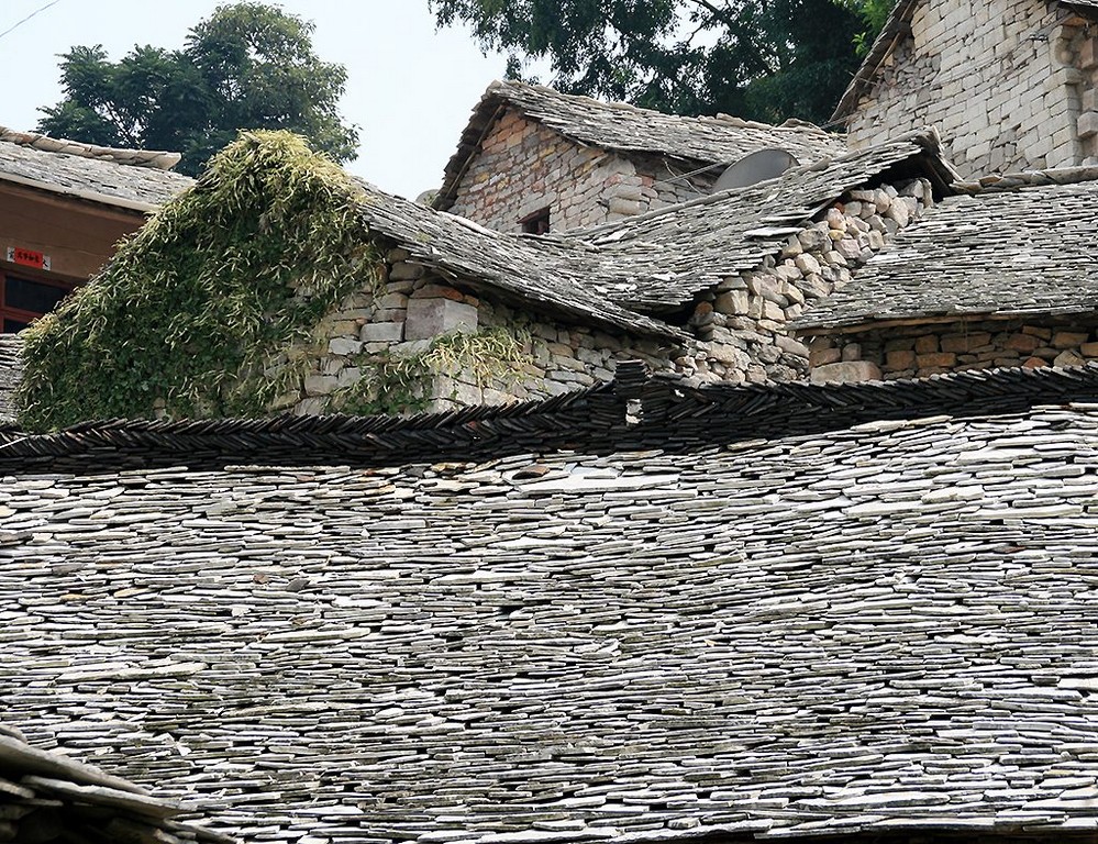 Old houses Shitou Zhai 石头寨 