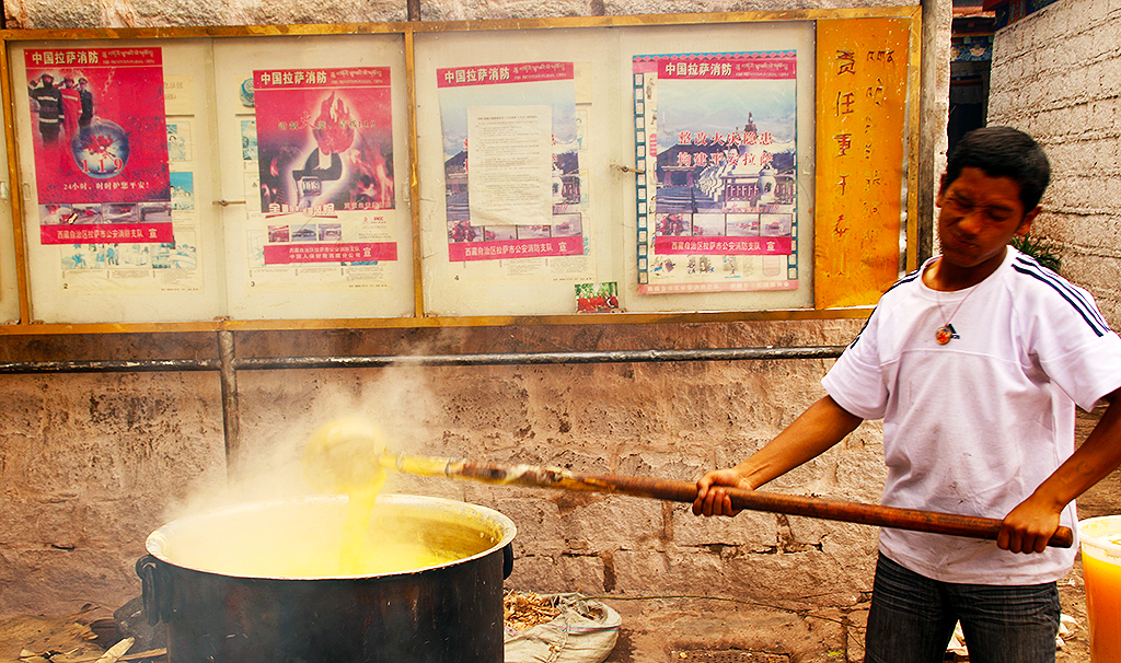 Ramoche Temple Candle Making