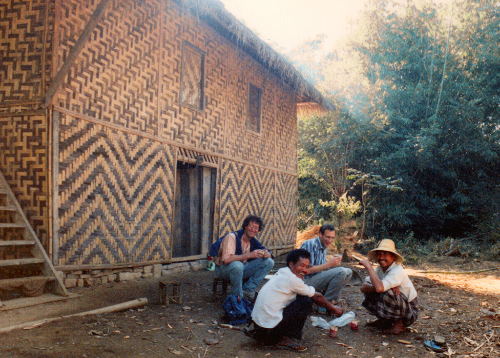 Adam and Glen with Jingpo villagers