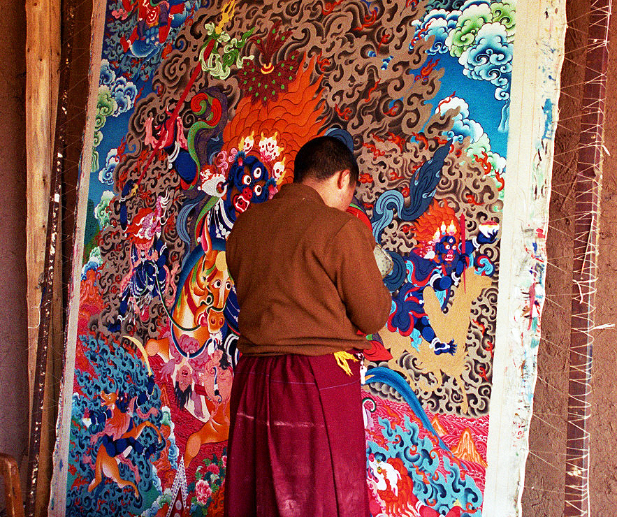 The Thangka Painters of Tongren 同仁 Qinghai Province 青海省