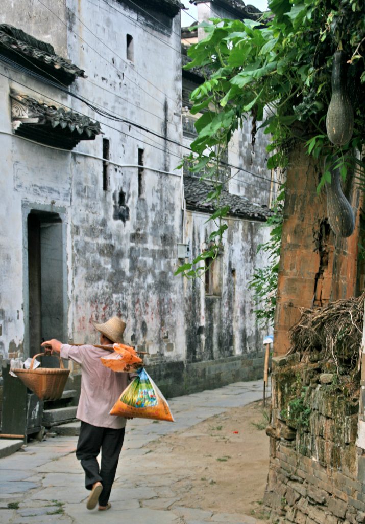 Old streets Yancun Village Wuyuan 