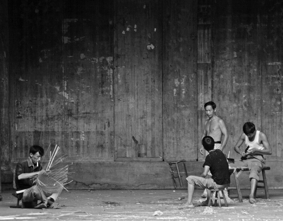 Wicker basket making Yancun Village Wuyuan 