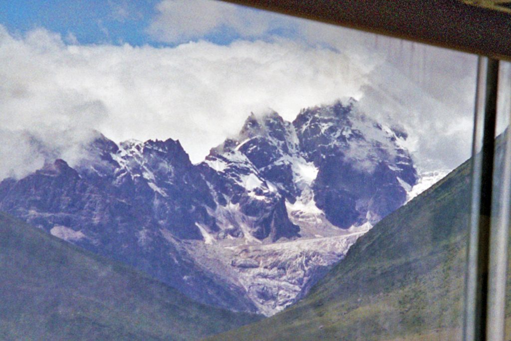 Chola Pass from bus window