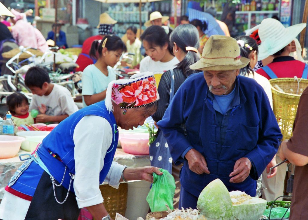 A trip to Wase Market Melon seller