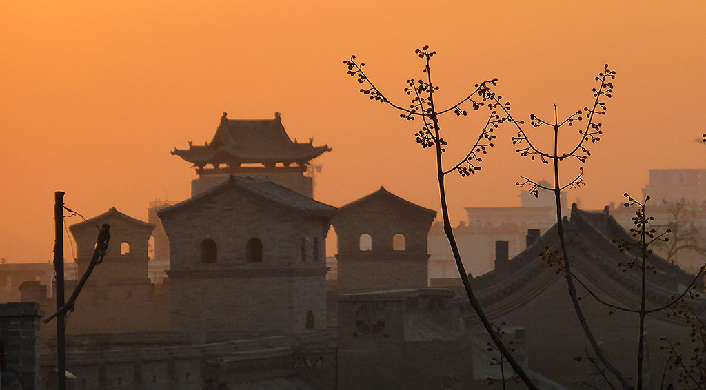 Pingyao at Sunset